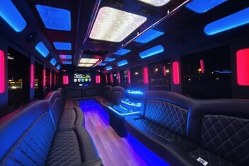 College Station Limousine Bus Interior