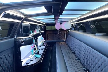 College Station Limousine Interior