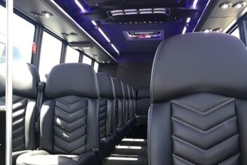 College Station Minibus Interior