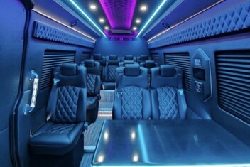 College Station Sprinter Bus Interior