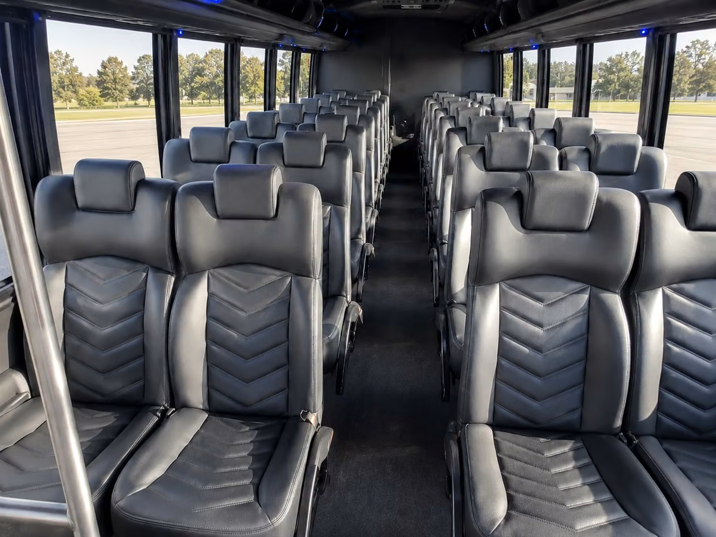 15 passenger minibus inside