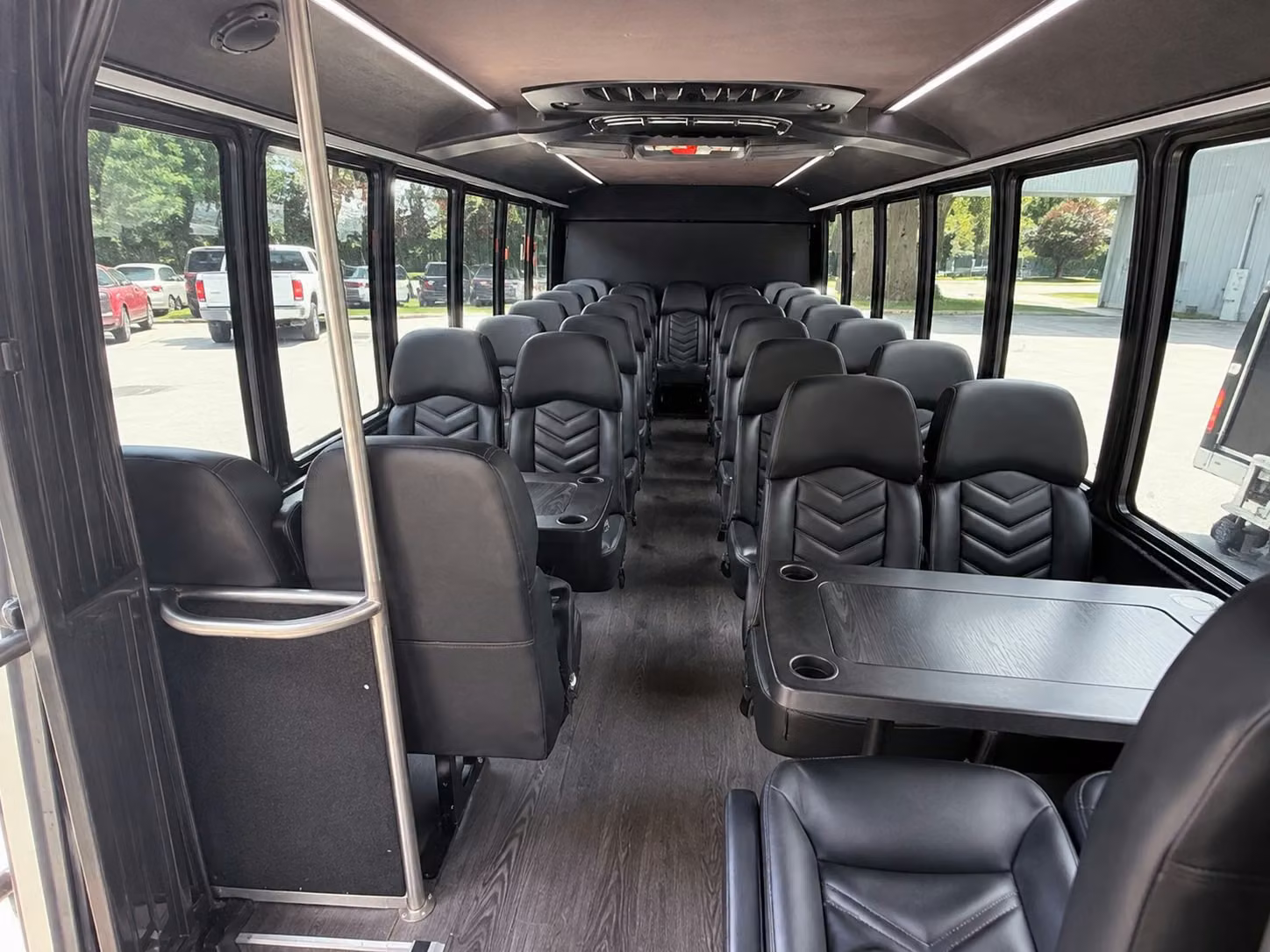 15 passenger minibus interior