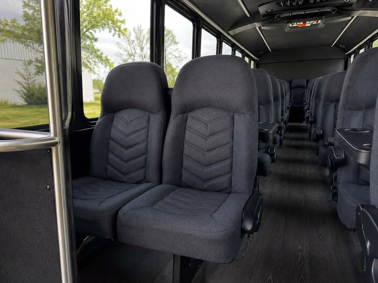 18 passenger minibus interior