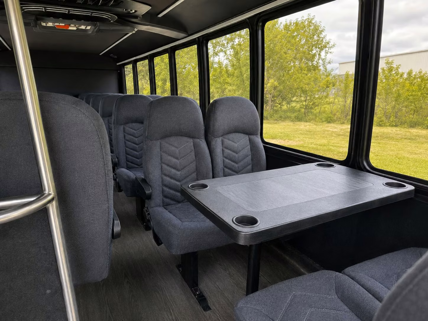 20 passenger minibus interior