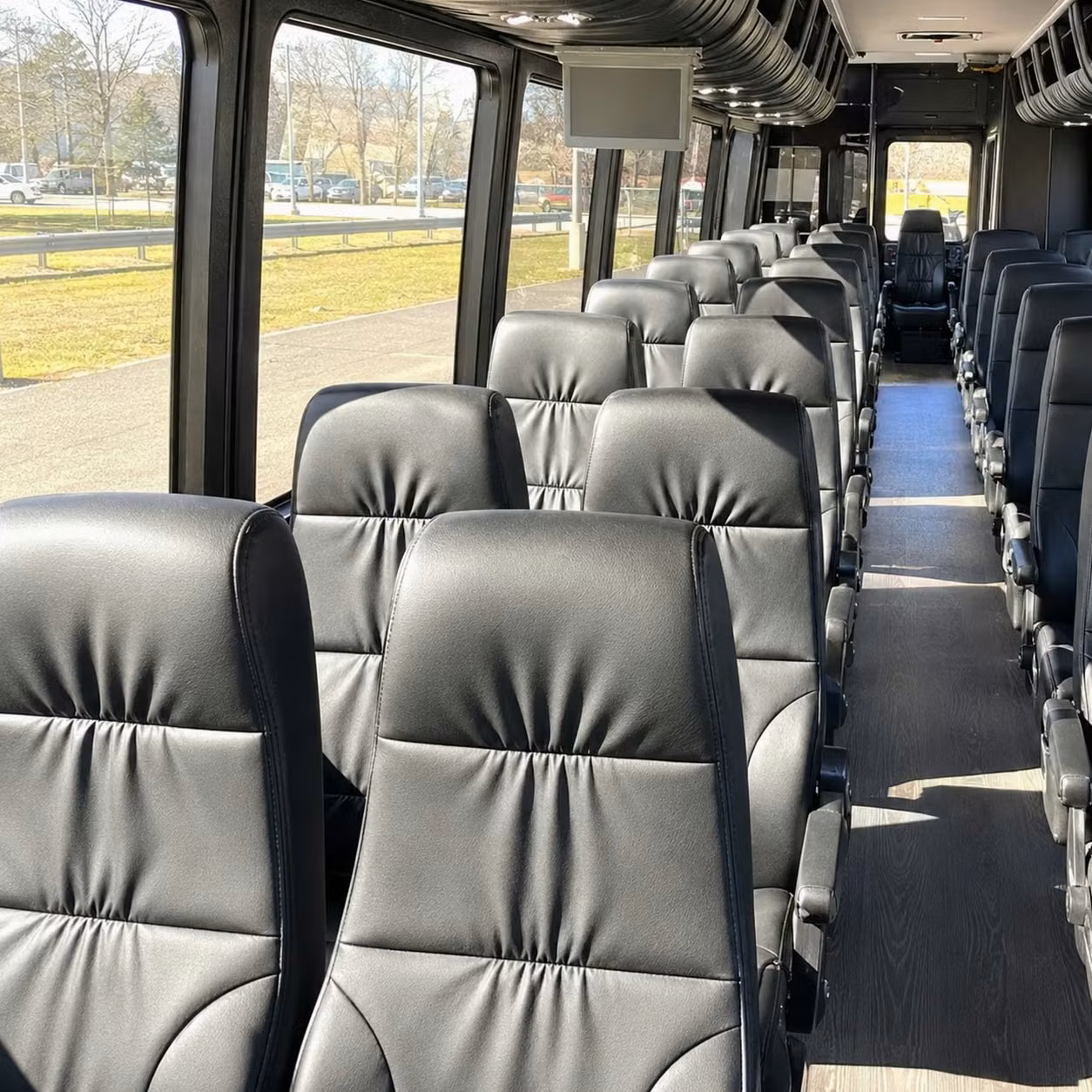 35 passenger minibus inside