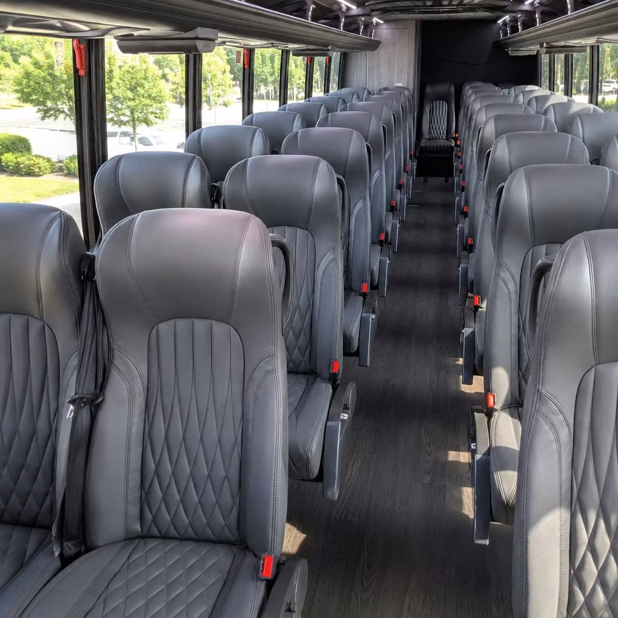 35 passenger minibus interior