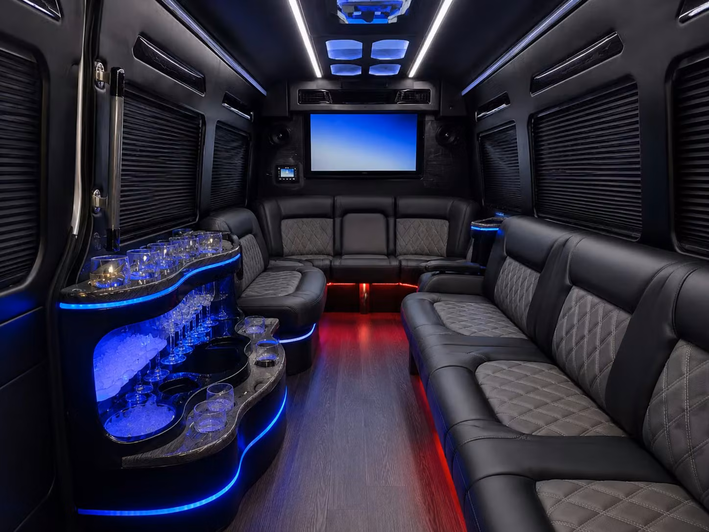 bus rental options for college station trips