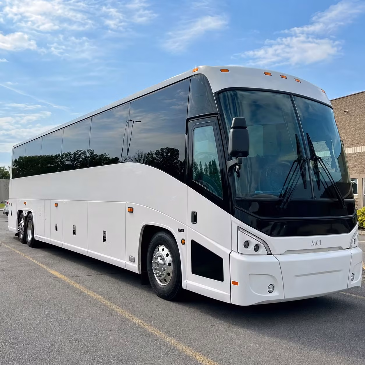 college station charter bus rental exterior