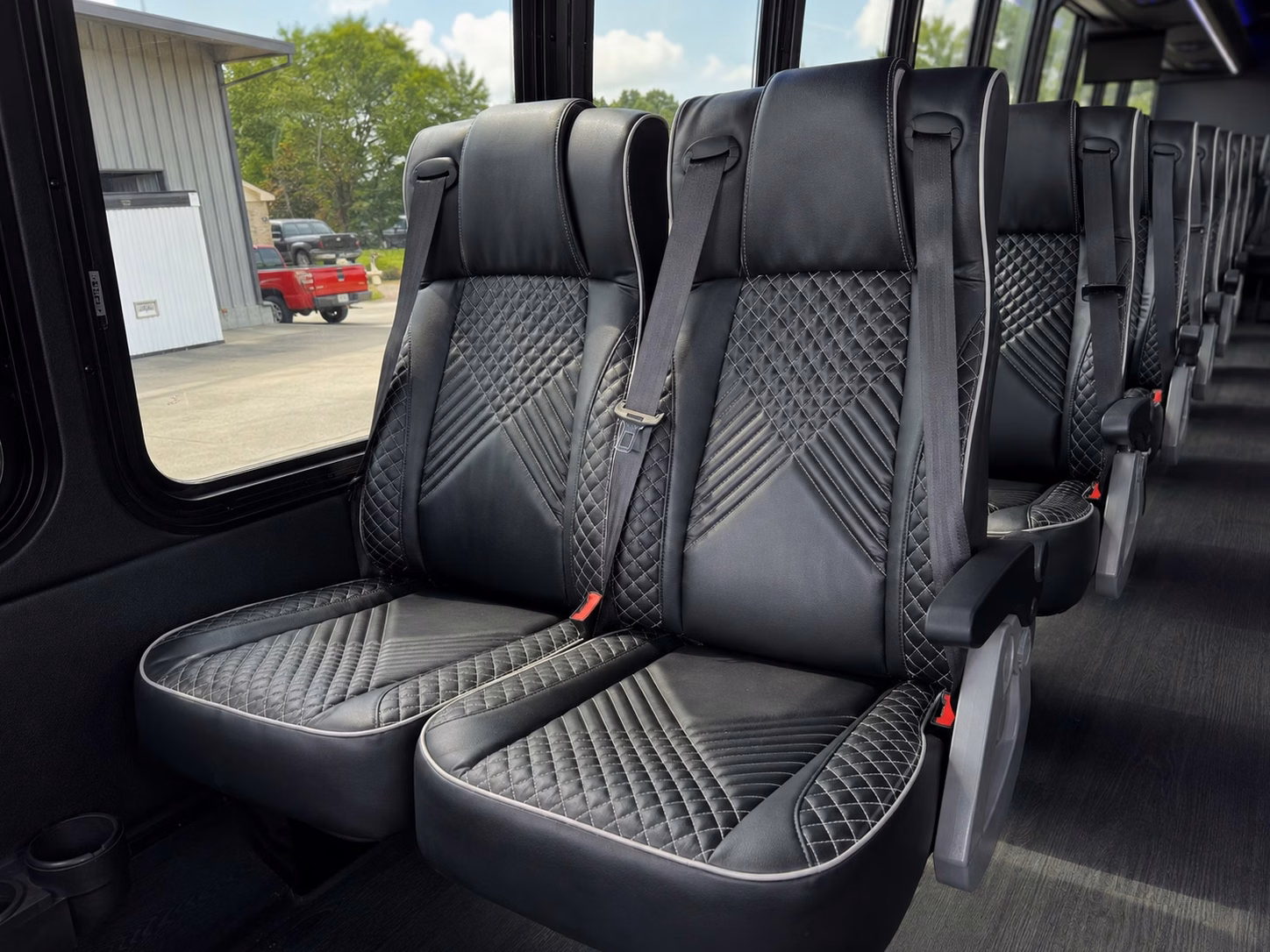 corporate tailgate private group sporting event shuttles in college station