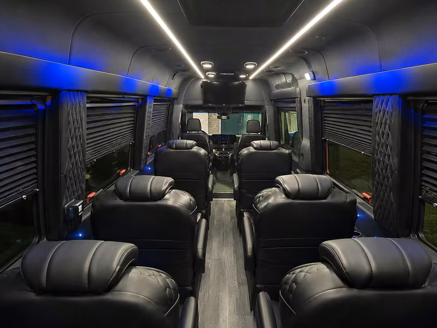 sprinter van with driver interior